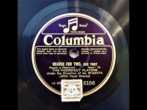 Heaven For Two - The Piccadilly Players (1928)