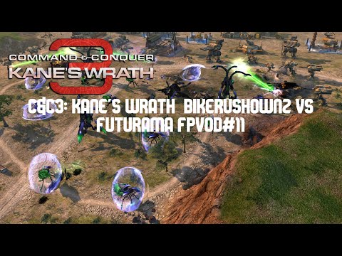C&C3: Kane's Wrath  Bikerushownz vs Futurama FPVoD#11