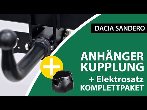Anhängerkupplung abnehmbar DACIA SANDERO | AUTO-HAK Komplettsatz + Montage von Rameder