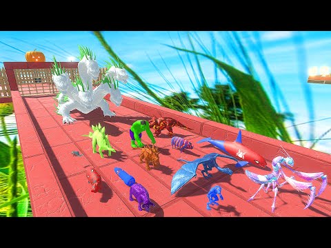 Escape from WHITE Hydra - Escape from Monster - Animal Revolt Battle Simulator