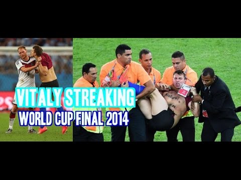 VITALY STREAKING ON WORLD CUP FINAL LIVE - GERMANY VS ARGENTINA 2014 | GREATEST PRANK ?