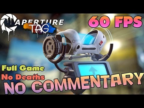 APERTURE TAG - Full Game Walkthrough 【No Deaths】 Video