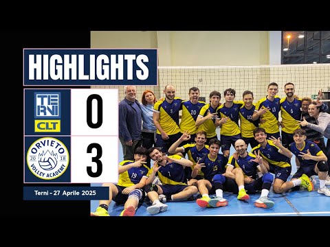 Serie C - CLT Terni vs Orvieto Volley Academy 0-3