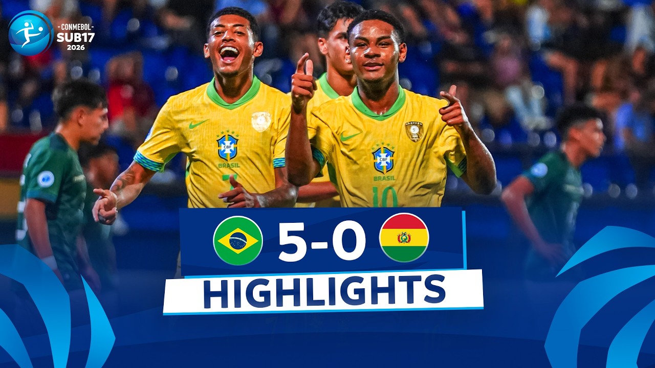 Brazil U17 vs Bolivia U17 Highlights