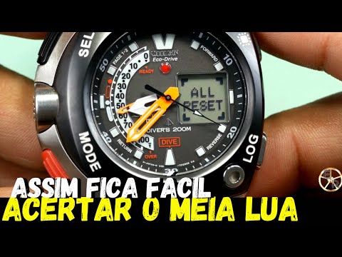 How to set the Citizen Half Moon U101 watch - Ezequias Watchmaker
