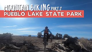 The Longer Loops and South Side: Mountain Biking Pueblo Lake State Park.