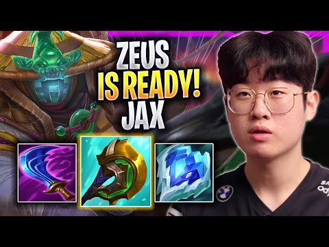 ZEUS IS READY TO PLAY JAX! - T1 Zeus Plays Jax TOP vs Quinn! | Season 2023