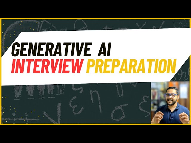 Essential Interview Preparation for Generative AI Roles in FAANG ...