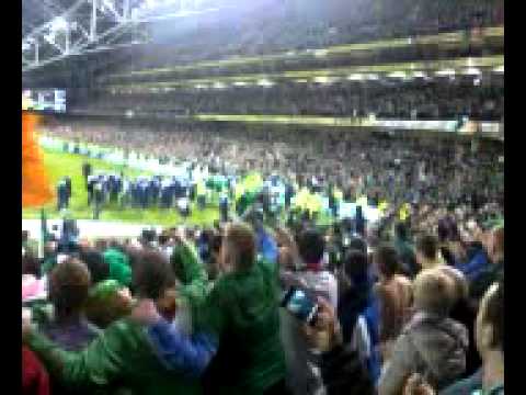 Come On You Boys In Green - Euro 2012 play off