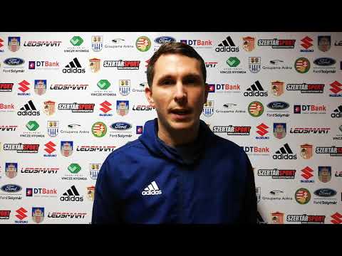 Váczy Dávid vezetőedző nyilatkozata a Nagyigmándi KSK elleni mérkőzés előtt