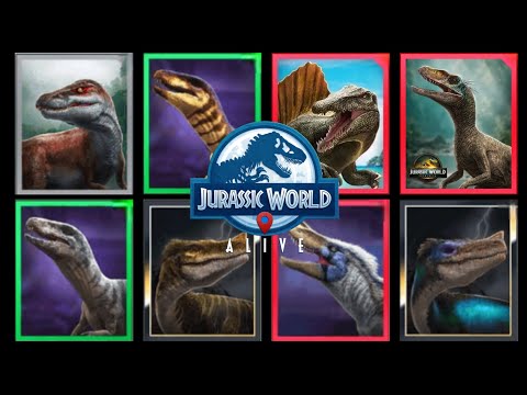 NEW JURASSIC WORLD ALIVE 3.18 LEAKED CREATURES!!