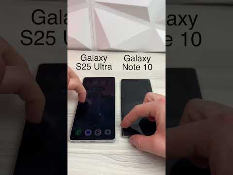 Galaxy S25 Ultra vs Galaxy Note 10 Brightness Test! 🌞 Wait Until the End! 🔥 #Samsung #Tech #Shorts