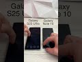 Galaxy S25 Ultra Vs Galaxy Note 10 Brightness Test Wait Until The End Samsung Tech Shorts