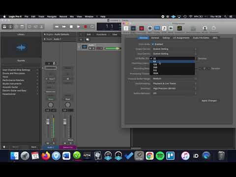 How to change Audio Devices (I/O) in Logic Pro X