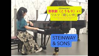 Download lagu 【弾き比べ】スタインウェイで《こうもり》よりワルツ「親しい仲」Walzer aus 'Die Fledermaus' (Du und Du) （イントロ省略）＠かつしかシンフォニーヒルズ練習室 mp3
