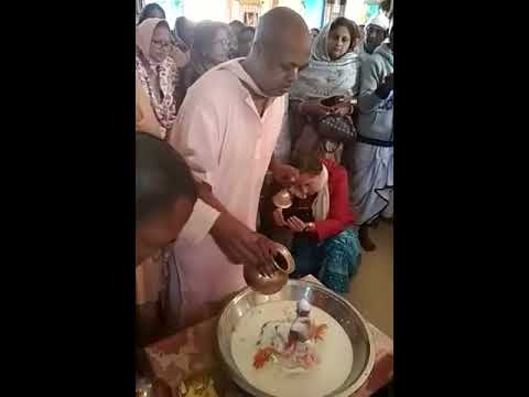 BV Tirtha Maharaja - 04.02.2019, Guru puja (Puri, fragment from another camera)