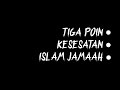 Tiga Poin Kesesatan Islam Jamaah