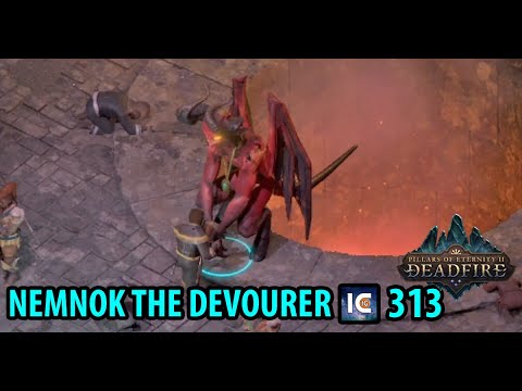 NEMNOK THE DEVOURER BOSS FIGHT Pillars of Eternity 2 Deadfire Turn-Based Path of the Damned 313