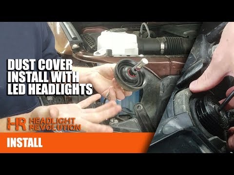 Using Dust Covers With LED Headlight Bulbs On The Toyota Tundra | Headlight Revolution