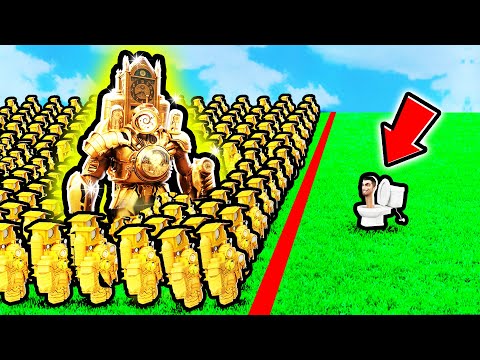 Simulating THE BIGGEST CLOCKMAN ARMY in Roblox