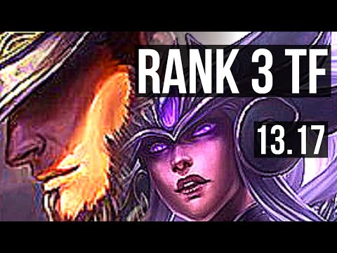TWISTED FATE vs SYNDRA (MID) | 8/0/16, Rank 3 TF, Legendary, Rank 12 | EUW Challenger | 13.17