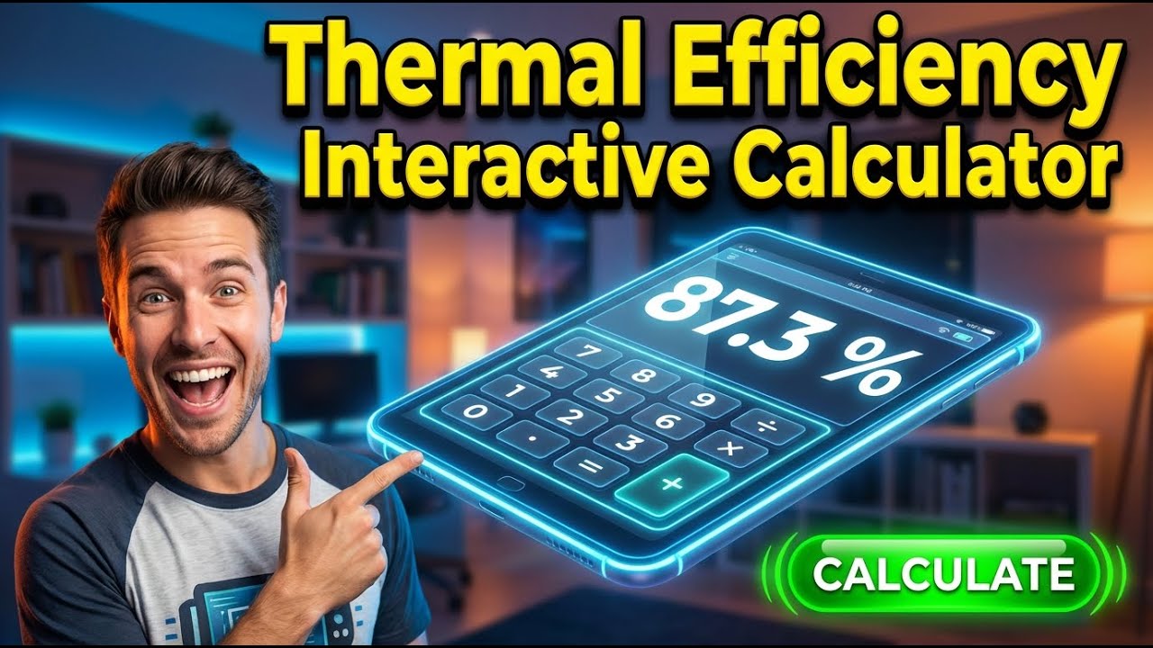 Thermal Efficiency Interactive Calculator