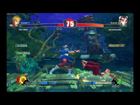 Street Fighter 4 Ken Vs Chun-li - Ranked Match HD Gameplay