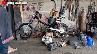 Download lagu MODIF MOTOR KARISMA MANCING BAPAK JADI TRAIL mp3