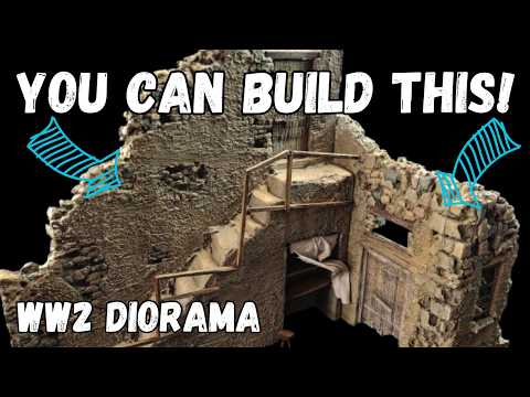 Easy WWII Building for Dioramas—Anyone Can Do It!