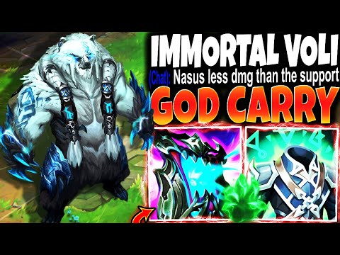 Our new IMMORTAL VOLIBEAR BUILD is just Beyond Broken ~ Most Damage, Heals and INSANE 1V9 GOD CARRY