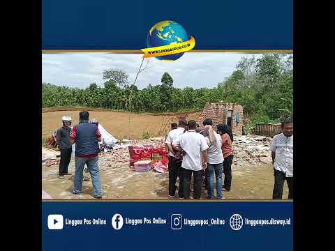 Detik-detik Rumah Warga Lubuk Linggau Roboh Disapu Angin