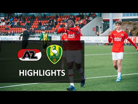 Highlights AZ - ADO Den Haag | Onder 18 | Eredivisie