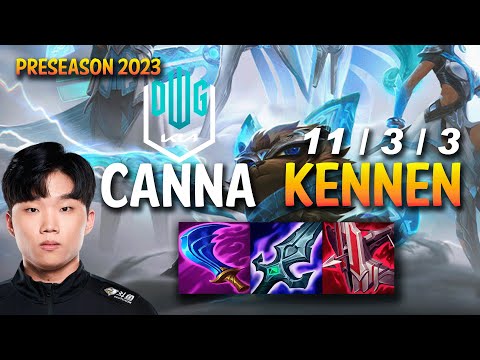 DK Canna KENNEN vs FIORA Top - KR Ranked
