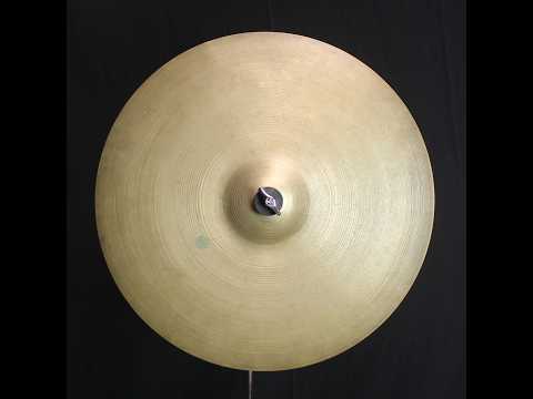 Vintage Zildjian 18" 1960's A Ride - 1918g (video demo) image 5