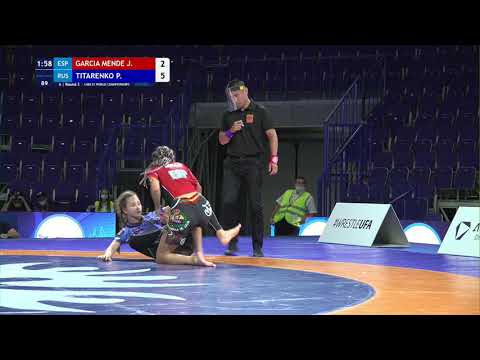 Round 3 Women's GP No-Gi - 56 kg: J. GARCIA MENDE (ESP) v. P. TITARENKO (RUS)