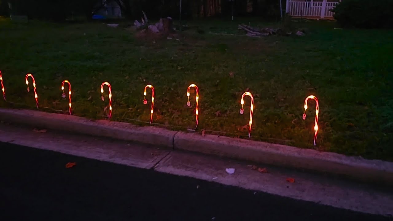 These christmas candy cane lights keep your holiday spirit shining bright