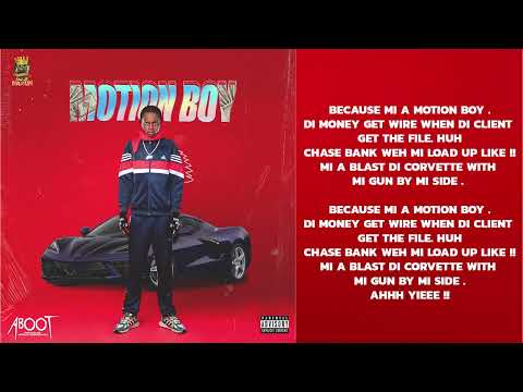 ABOOT - MOTION BOY (OFFICIAL LYRICS VISUALIZER)