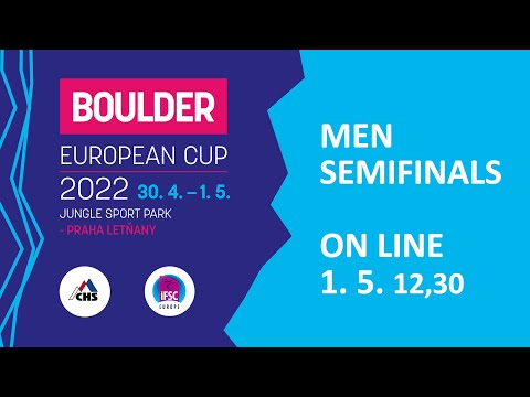 Boulder European Cup 2022 - men semifinals