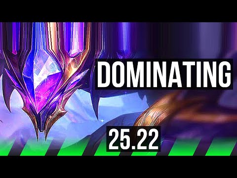 KHA'ZIX vs KAYN (JGL) | 7 solo kills, 11/2/2, Dominating | EUW Master | 25.22