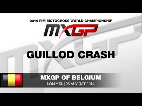 MXGP of Belgium 2014 Guillod Crash - Motocross