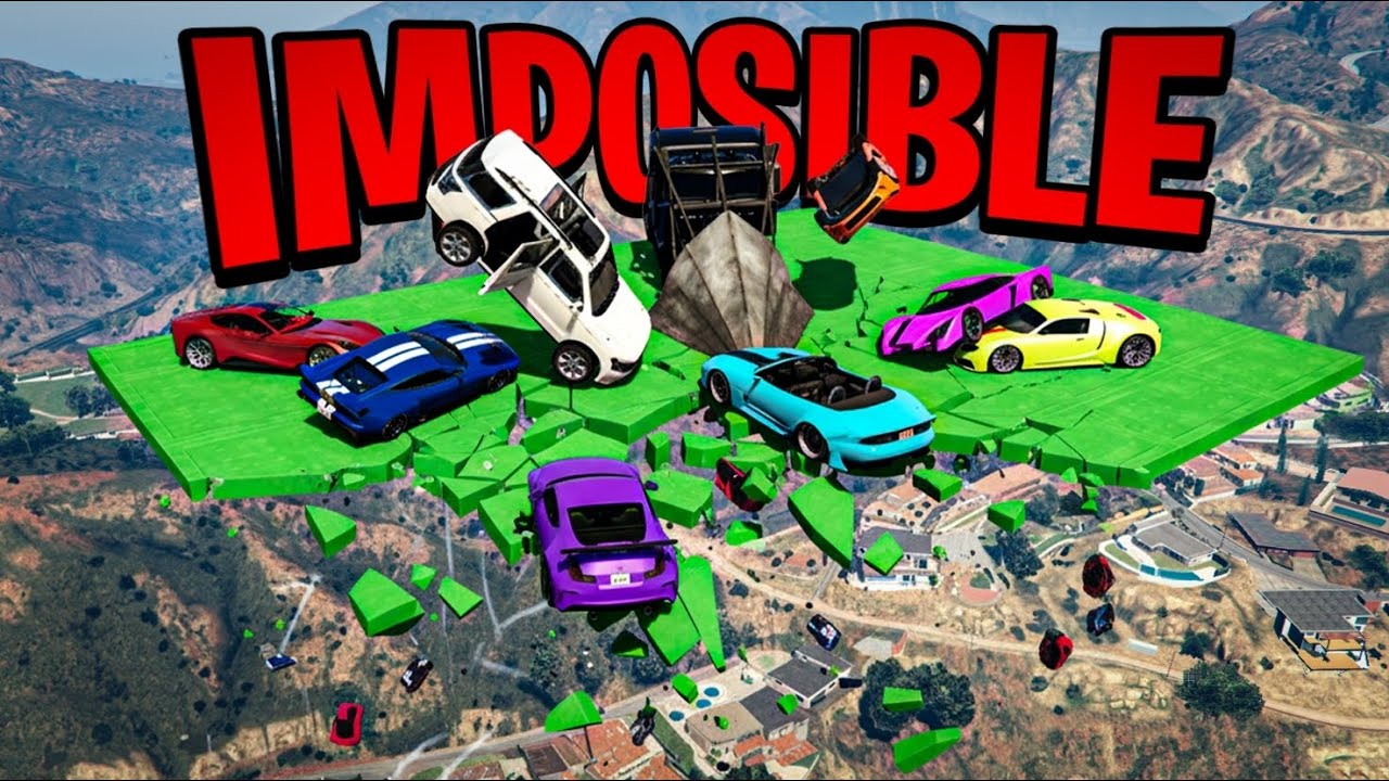 SI TE CAES PIERDES PERO EL SUELO SE ROMPE CADA SEGUNDO!! - GTA 5 ONLINE