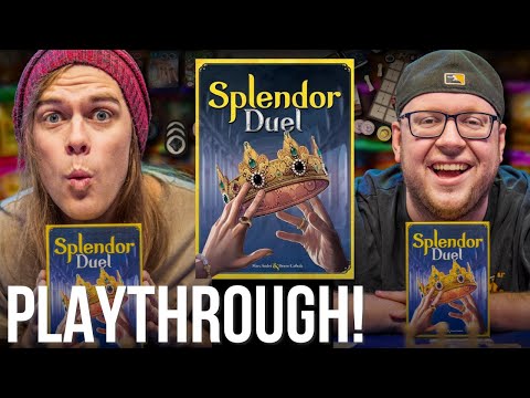 2 Player Splendor! - Splendor Duel Full Board Game Playthrough