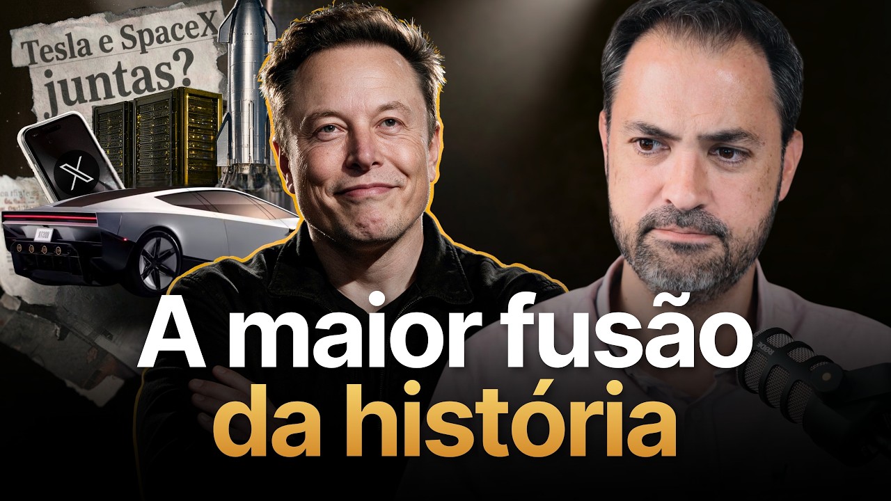 A aposta de US$ 3,6 trilhões para unir Tesla e SpaceX