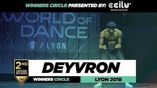 Deyvron I  2nd Place Upper Division I Winners Circle I World of Dance Lyon 2018 I #WODFR18