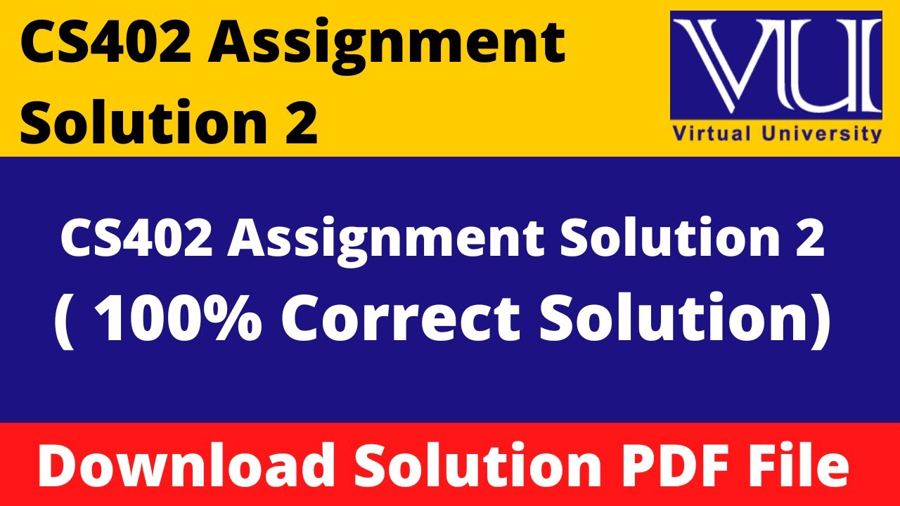 cs402 assignment 2 solution 2022 || Download File