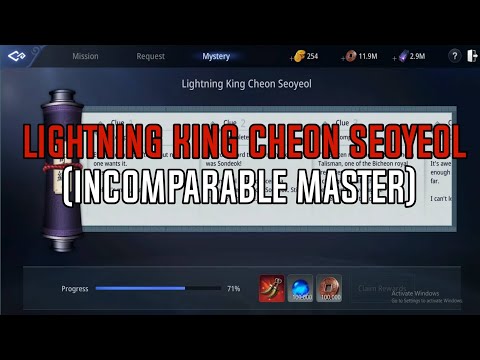MIR4 LIGHTNING KING CHEON SEOYEOL (INCOMPARABLE MASTER) TAGALOG