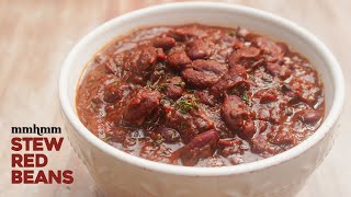 Stew Red (Kidney) Beans, Vegan Recipe - Pressure Cooker Version