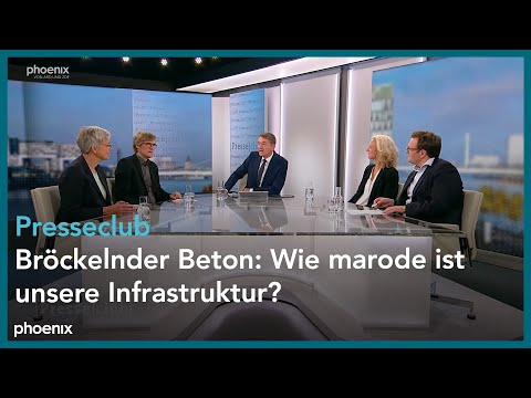 presseclub: Bröckelnder Beton - Wie marode ist unsere Infrastruktur?