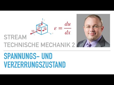 Spannungs- und Verzerrungszustand – Technische Mechanik 2