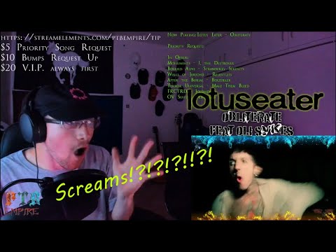 lotuseater - Obliterate (feat. Oli Sykes) REACTION